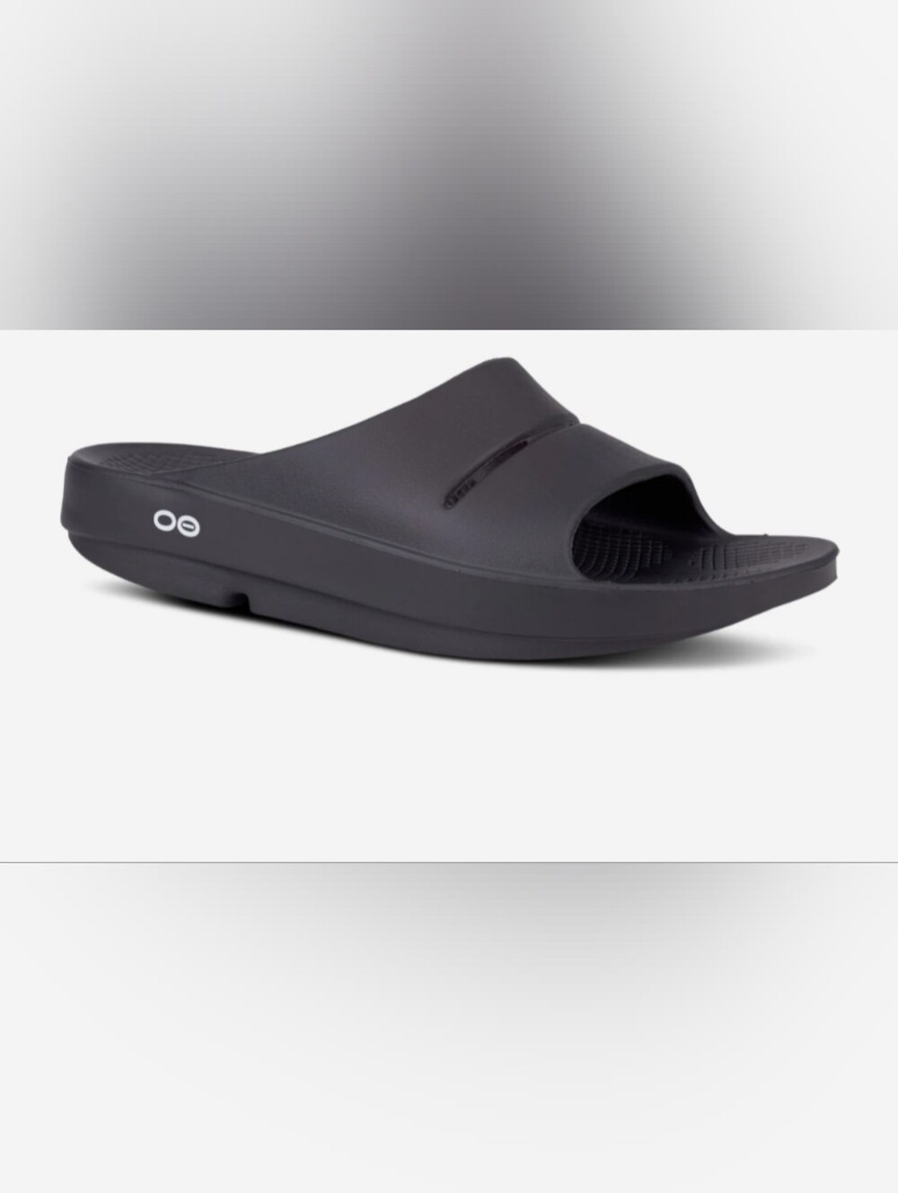 OOfos OOahh Sandal 1100 Anatomic Recovery Sandal Dark Gray Unisex